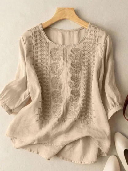 Violet™ Embroidered Boho Blouse