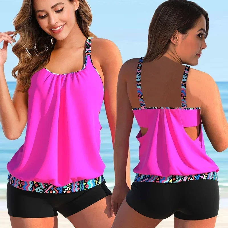 The Coastal Serenity Tankini Set