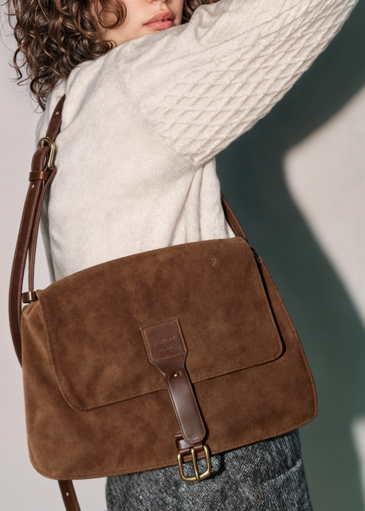 Elara Suede Crossbody MM