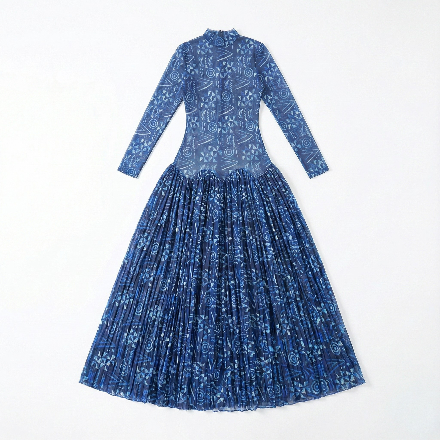 The Azure Wave Maxi Dress