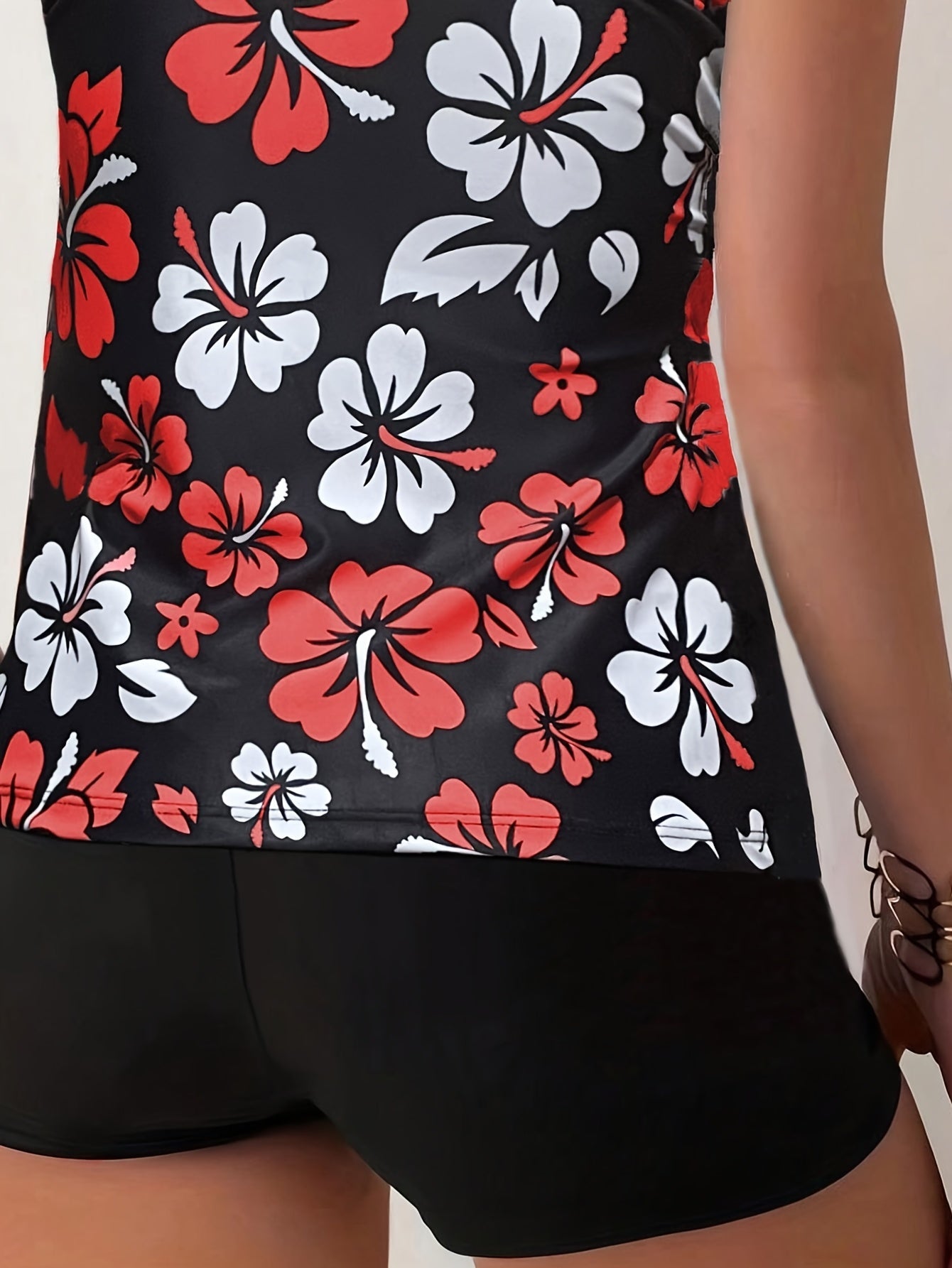 The Coastal Blossom Tankini Set