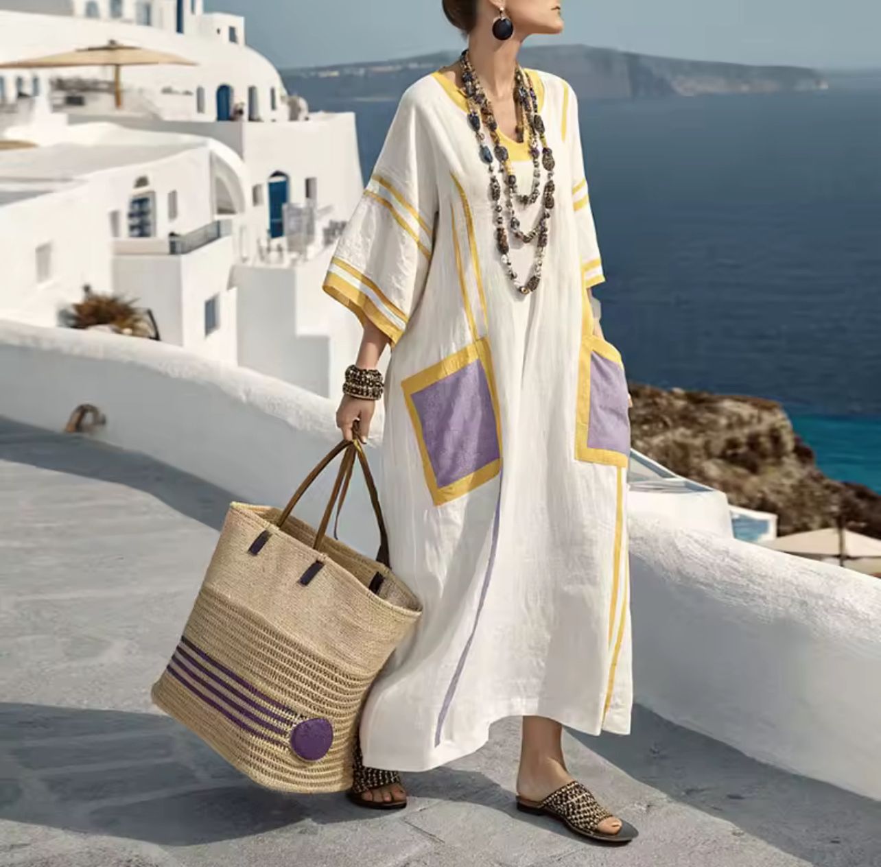 Maryll™ – Elegant Long Strand Dress